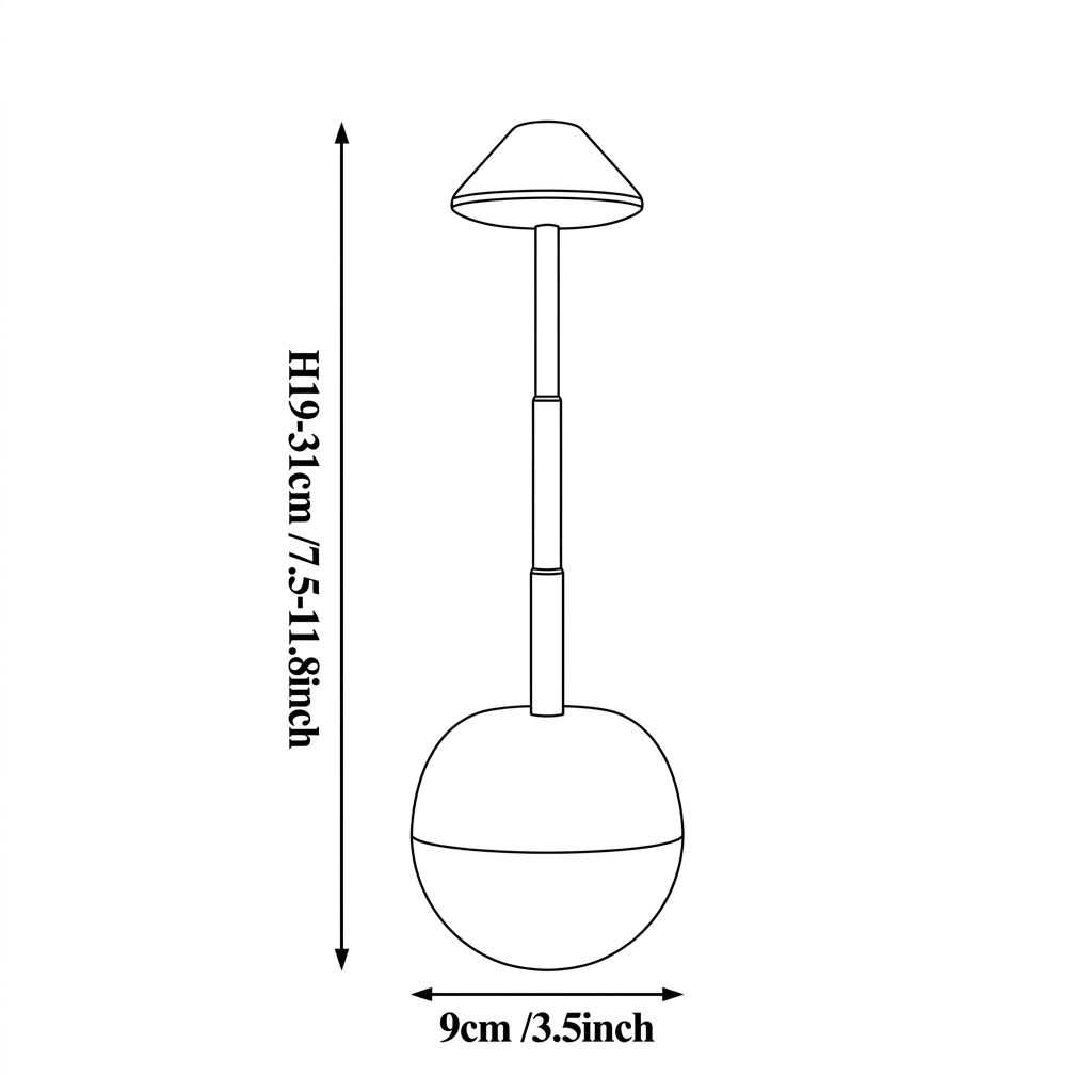 Tumbler Stone Table Lamp