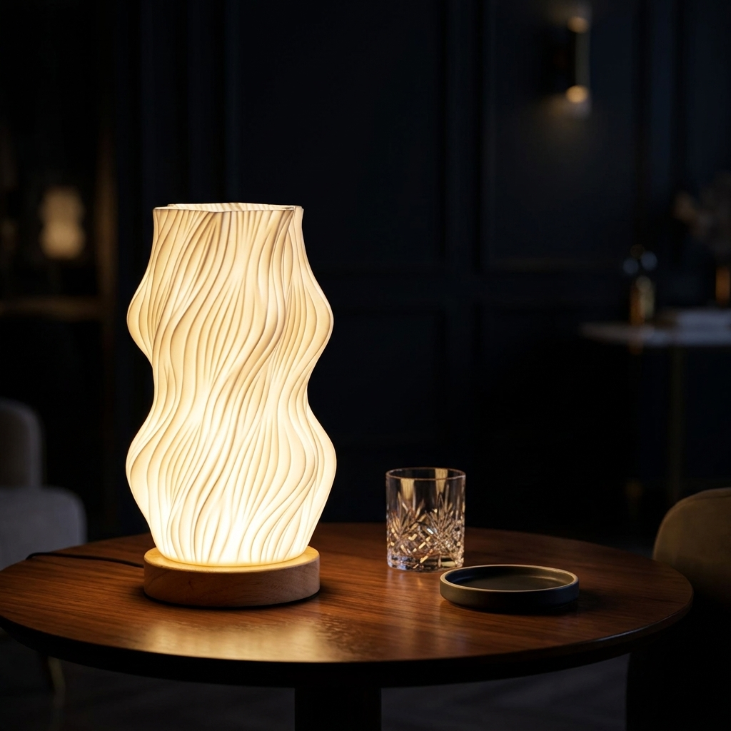 Wave Table Lamp