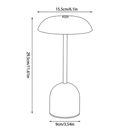 Dome Metal Table Lamp