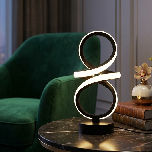 Retro Spiral Table Lamp