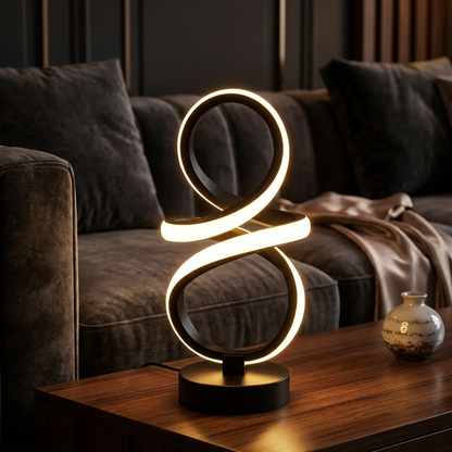 Retro Spiral Table Lamp