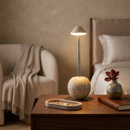 Tumbler Stone Table Lamp